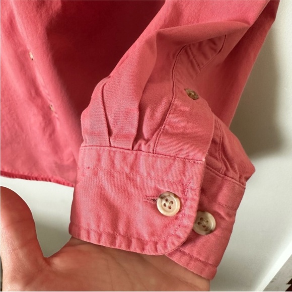 LANDS END | Women’s Long Sleeved Button Down 100% cotton Top size Medium - Picture 3 of 9